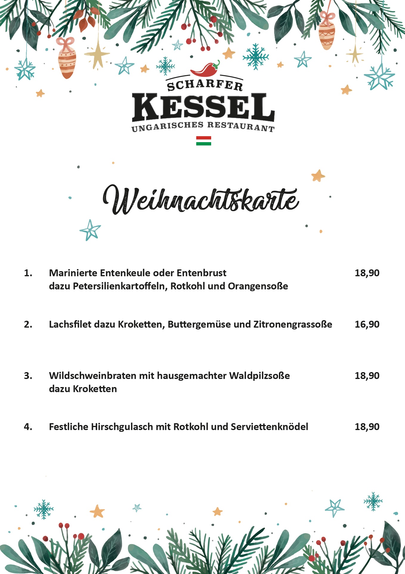weihnachtskarte-scharfer-kessel Willkommen im Restaurant & Pension "Scharfer Kessel"